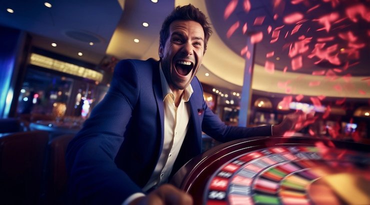 warungcash live-dealer studio in Jakarta with professional gaming tables and HD multi-camera setup